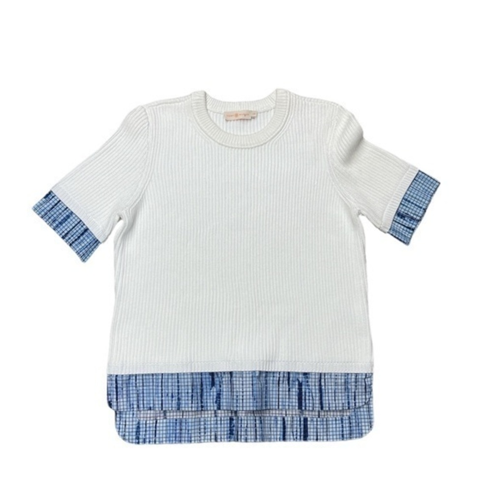 Tory Burch Short Sleeve Sweater